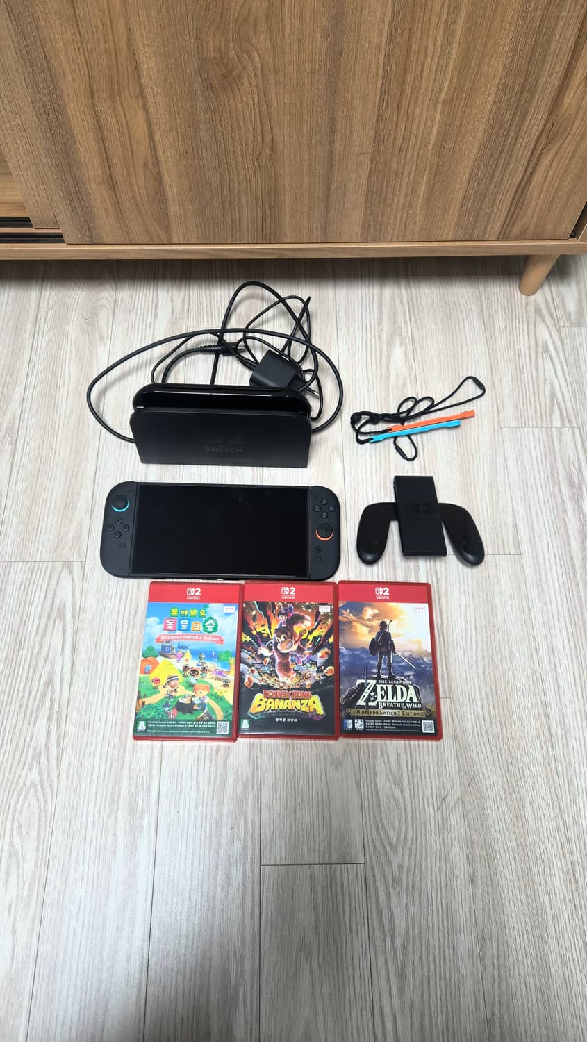 [새상품] 닌텐도 스위치2 + 동물의숲, 동킹콩 바난자, 젤다 상품이미지1