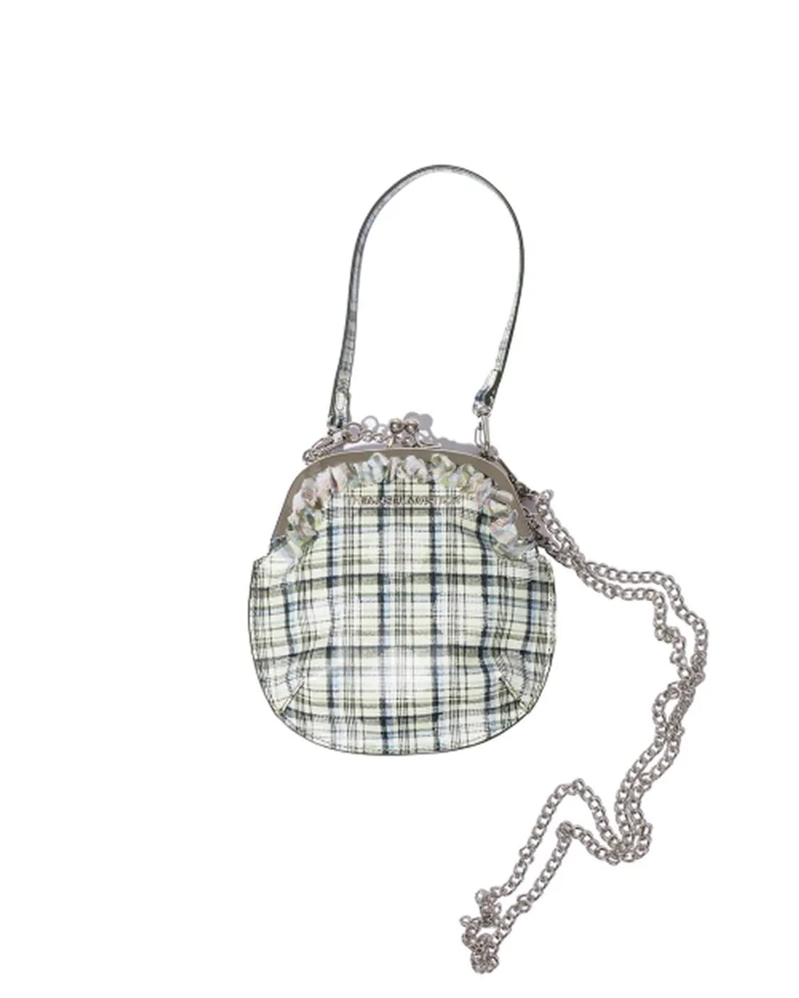 THEMUSEUMVISITOR CHECKPRINTED FRAME MINI 상품이미지1