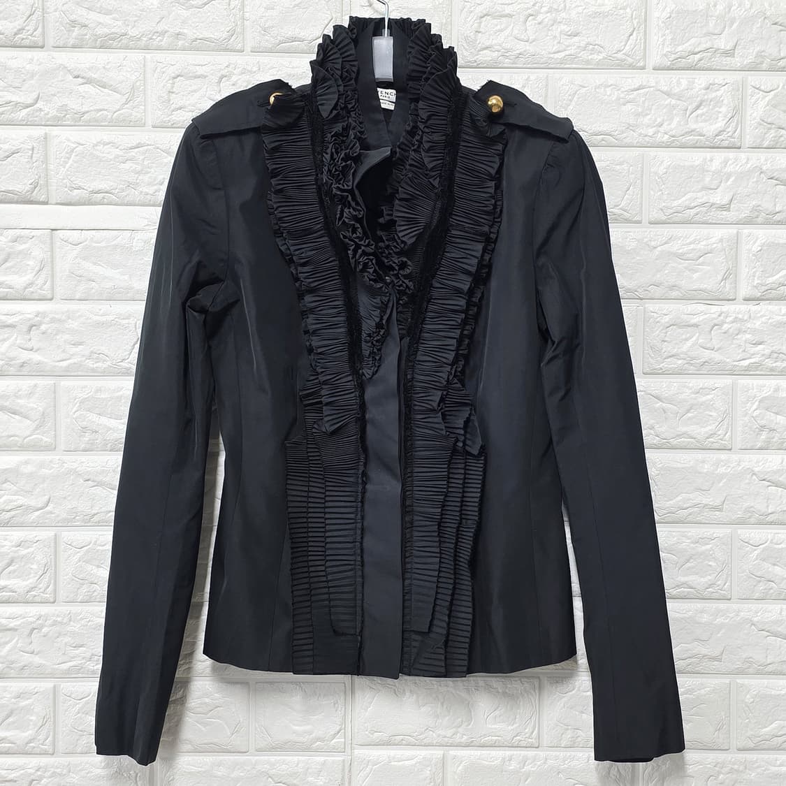 택포// M 지방시 프릴 장식 자켓 상품이미지1