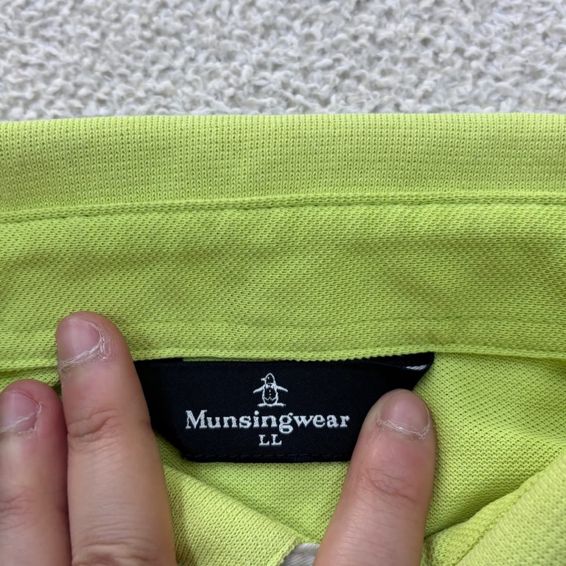 105 먼싱웨어 반팔 카라 티셔츠 0413E 상품이미지3