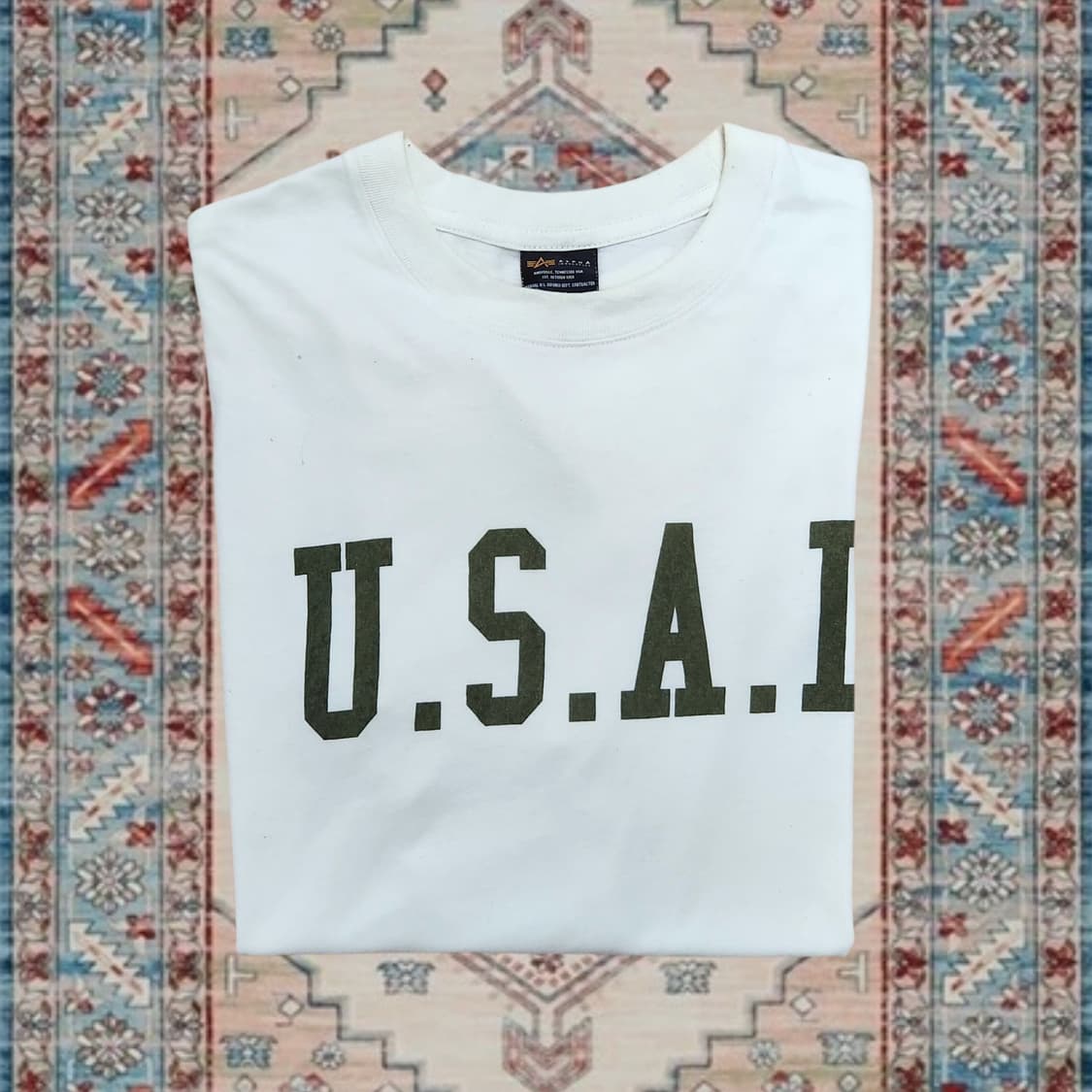 U.S.A.I military 빈티지 티셔츠 (XL) 상품이미지3