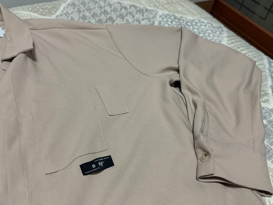<거의 새것> [L] 에스에스와이 오버핏 셔츠 (베이지) 상품이미지3