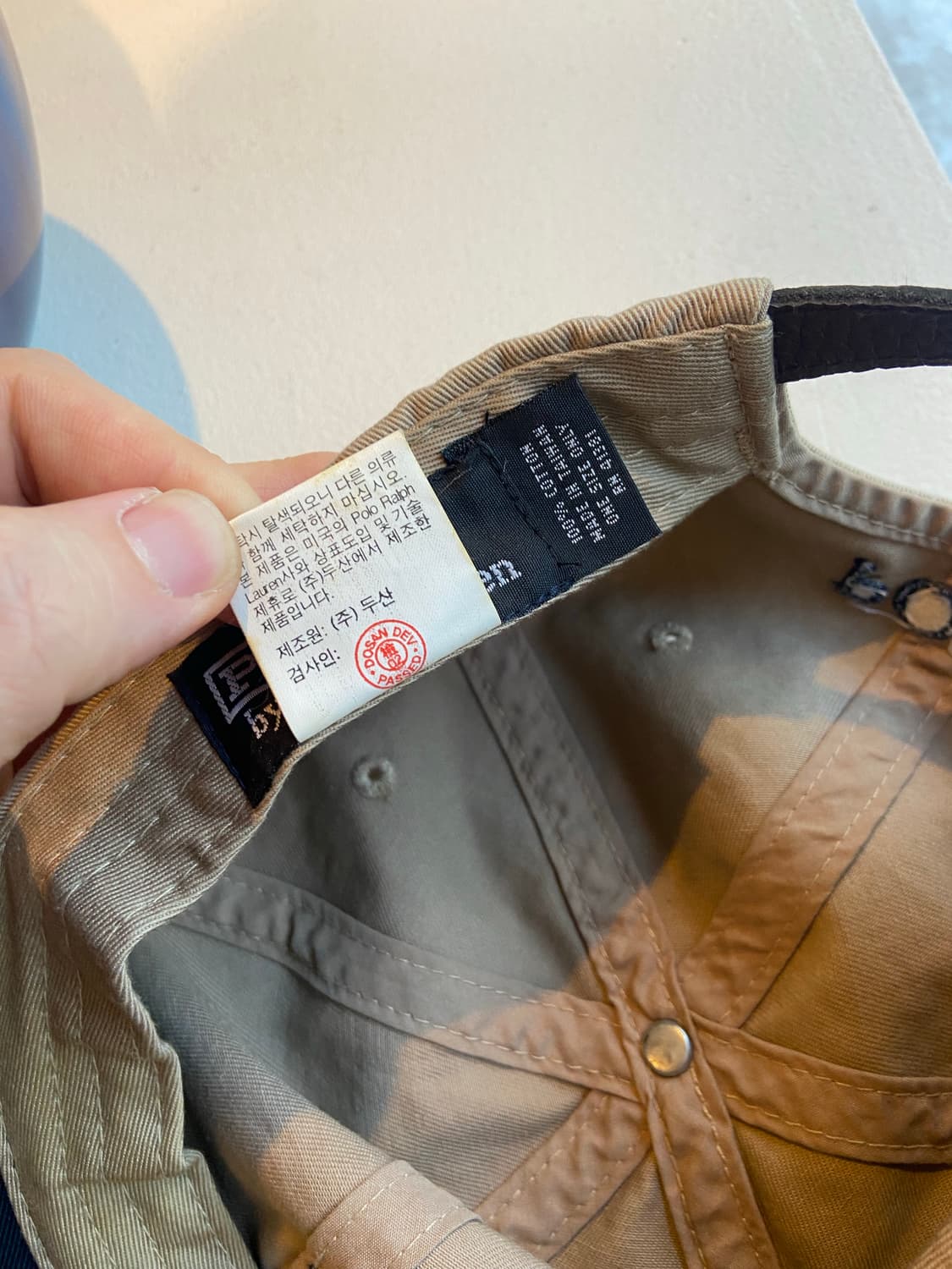 폴로 랄프로렌 베이지 볼캡 상품이미지6