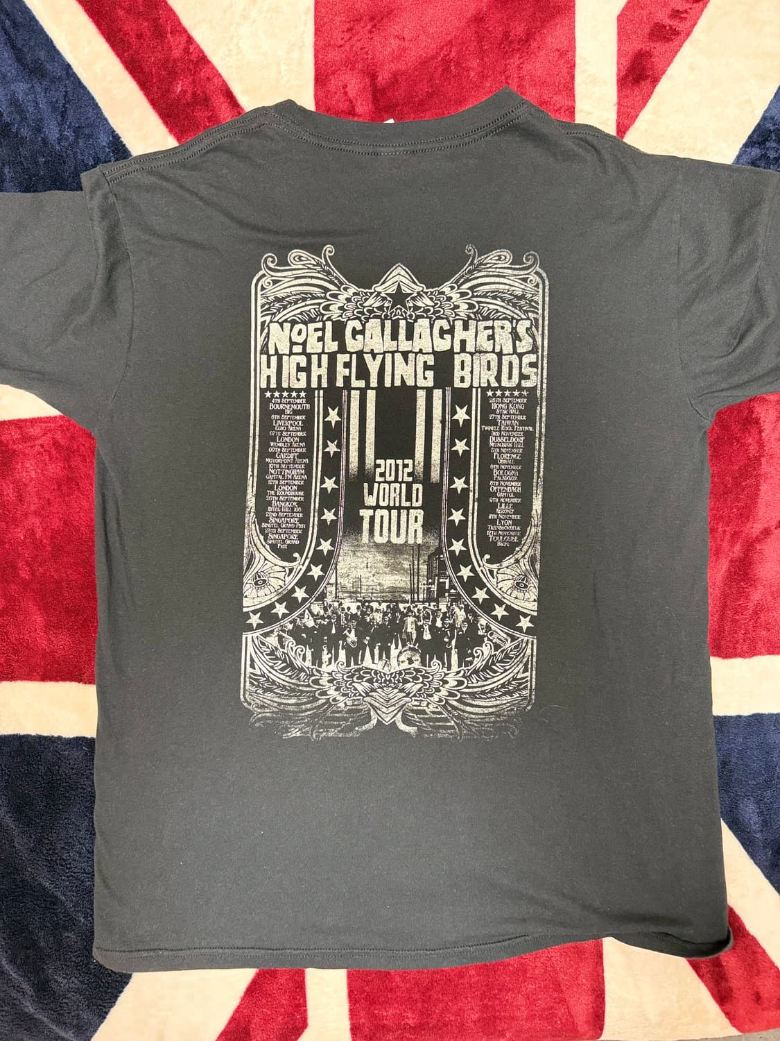 오아시스 노앨갤러거하이플라잉버즈 공식 2012 월드투어 티셔츠 상품이미지3