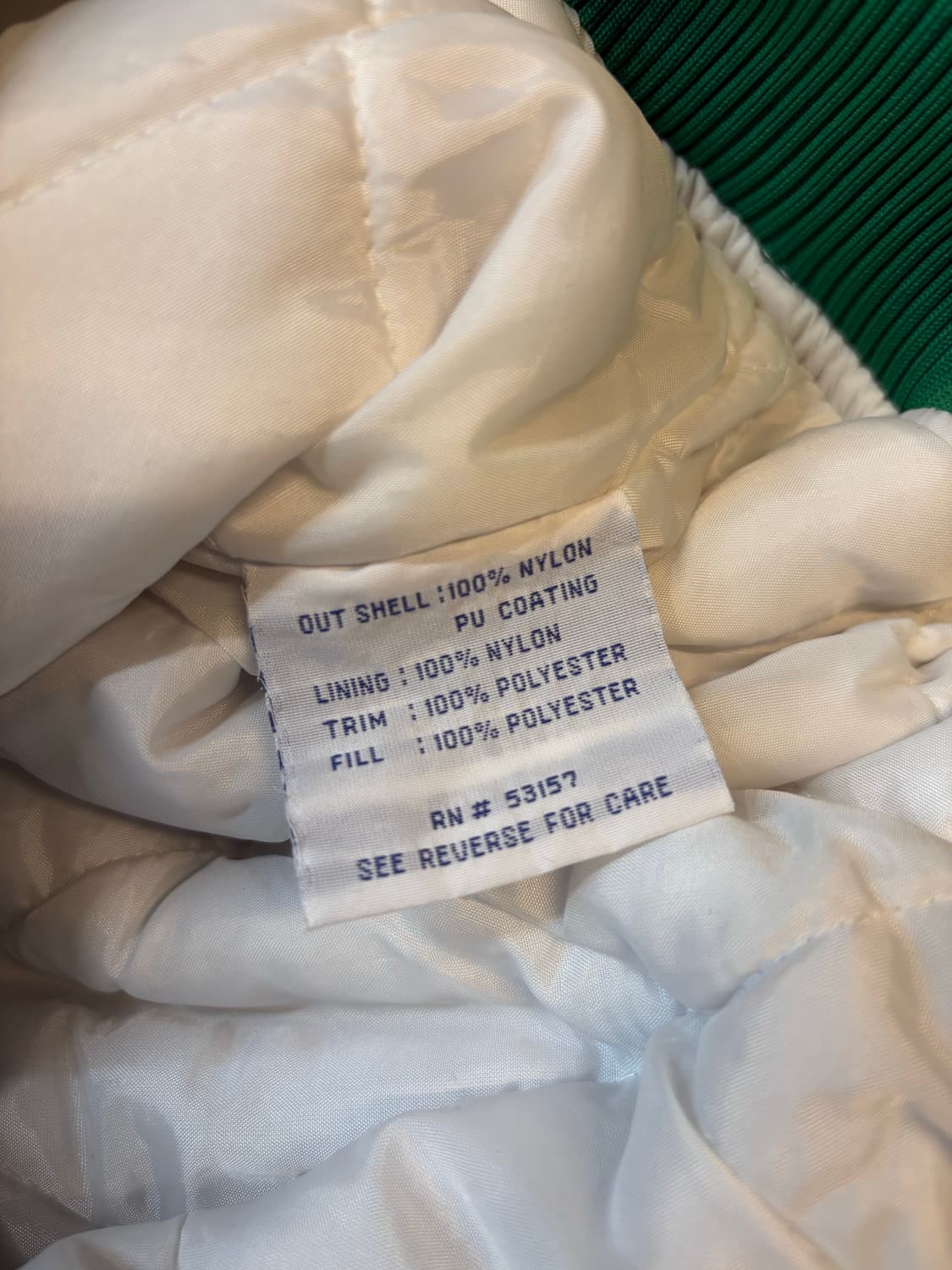 마제스틱 하드우드 클래식 보스턴 셀틱스 사틴 스타디움 자켓 상품이미지9