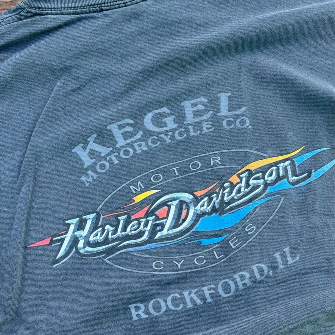 00's Harley Davidson Faded Print T-shirt 상품이미지4