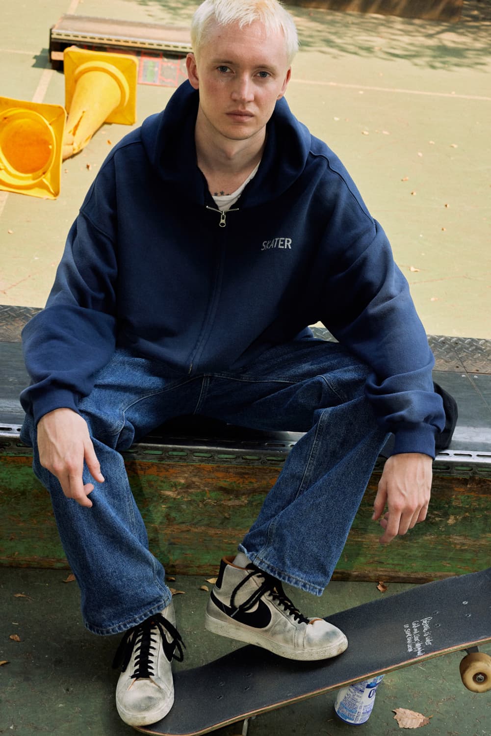 급처) 네고 환영) 1011갤러리 스케이터 후드집업 상품이미지3