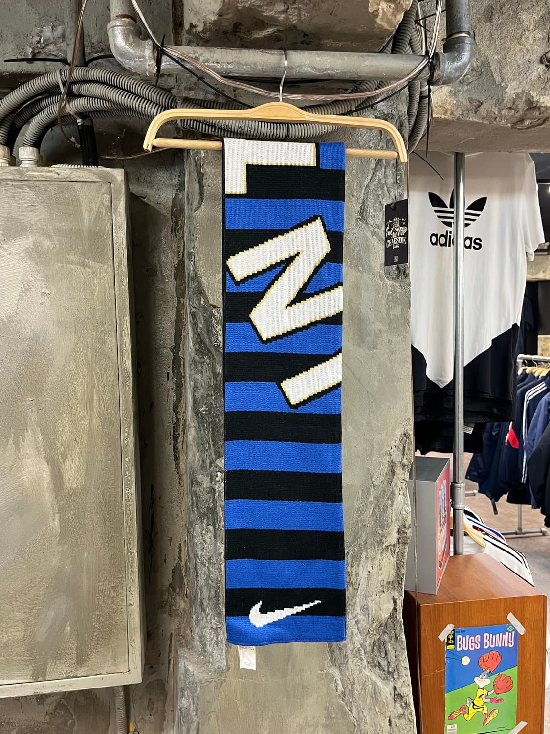 나이키 인터밀란 스트라이프 머플러 블루 #csz2672 상품이미지1