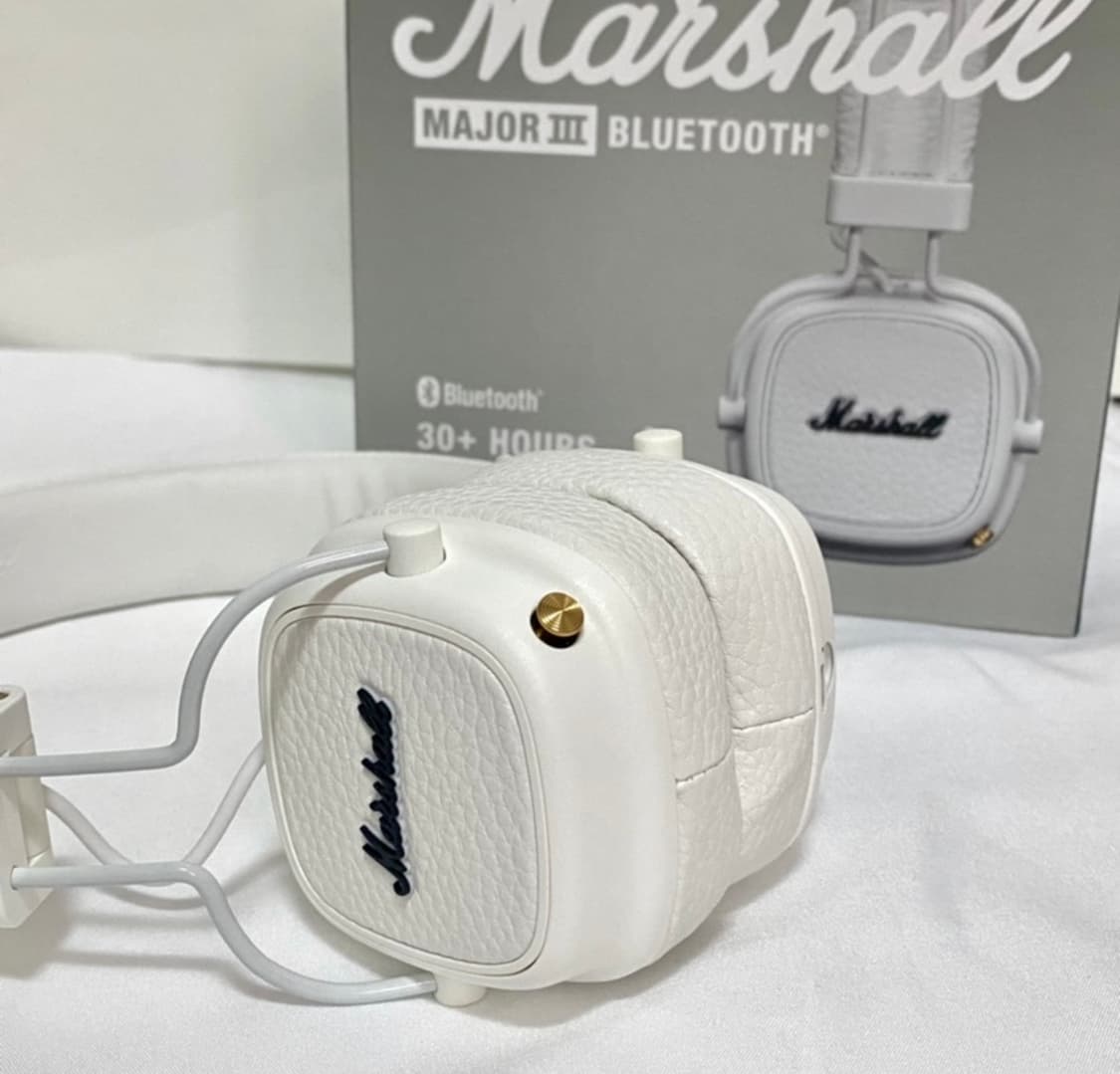 마샬 Major III 블루투스 헤드폰 화이트 새 상품 상품이미지2