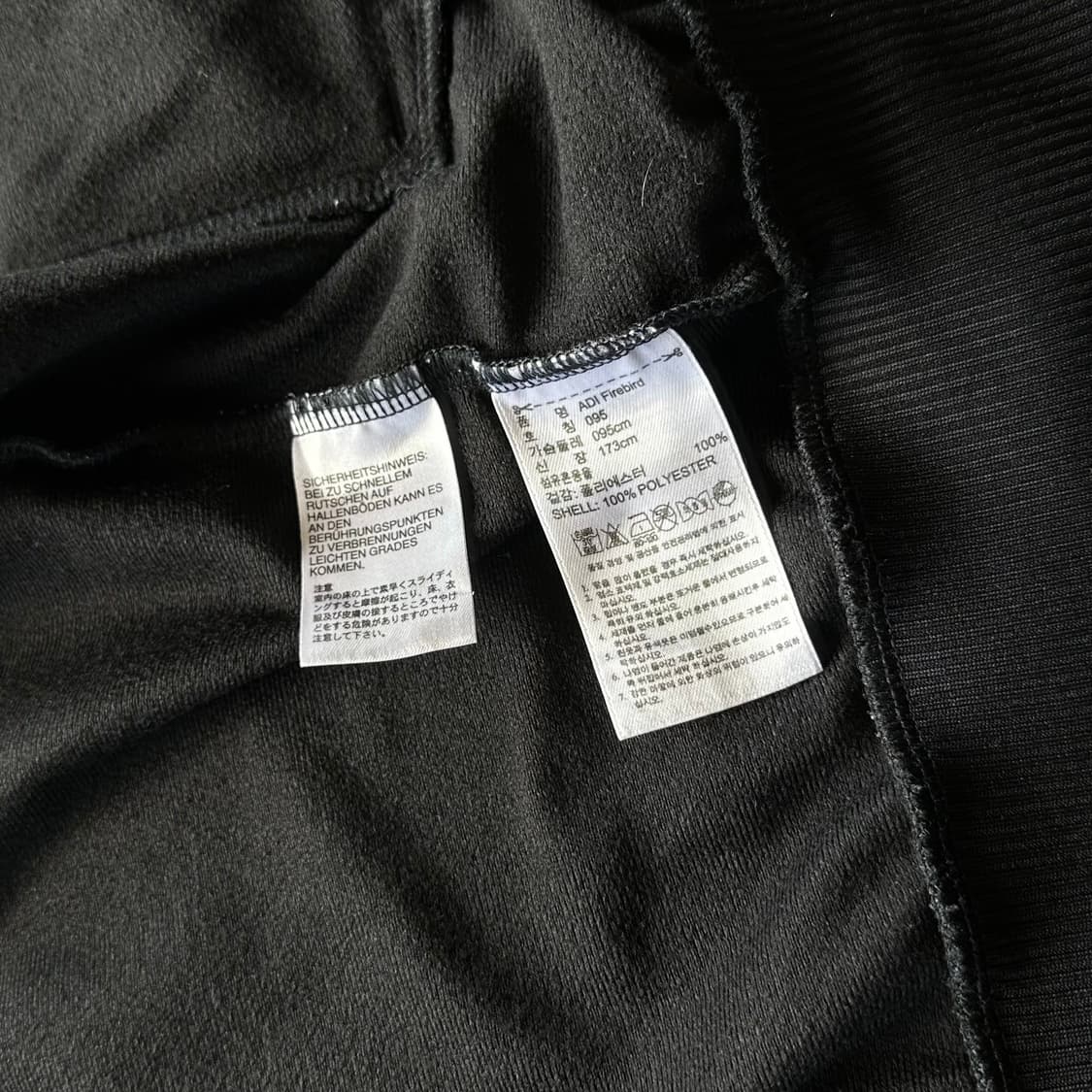 [M]아디다스 구형 파이어버드 블랙 트랙탑 져지 상품이미지6