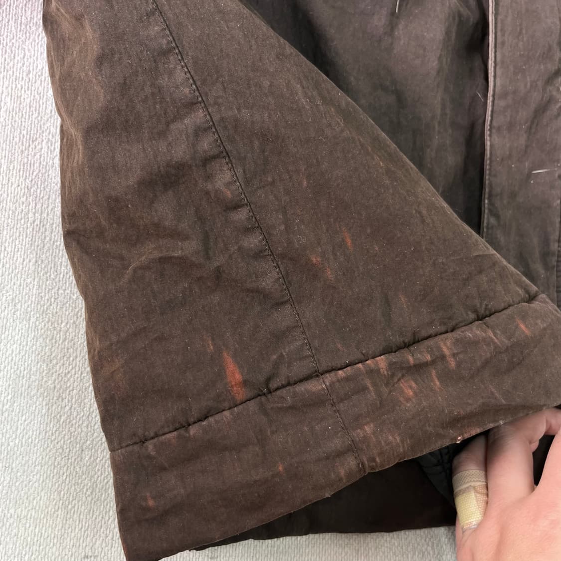 100 CP컴퍼니 왁스드 신슐레이트 고글 야상 파카 상품이미지6