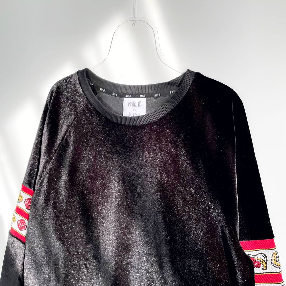 A2 MLB x KYE 벨루어 벨벳 맨투맨 100사이즈 상품이미지2