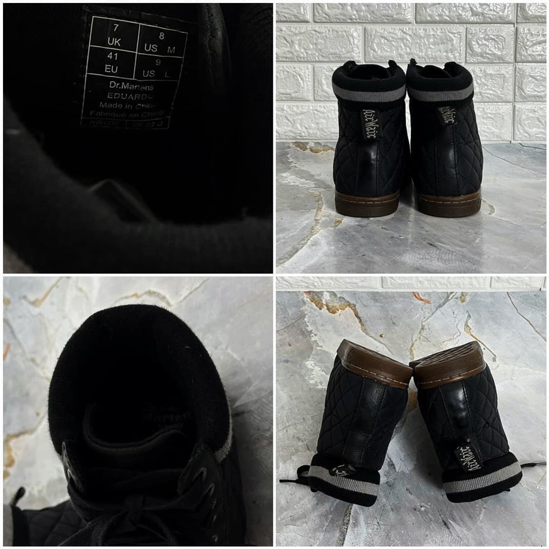 닥터마틴 EDUARDO 패딩 레더 하이탑 260 상품이미지6
