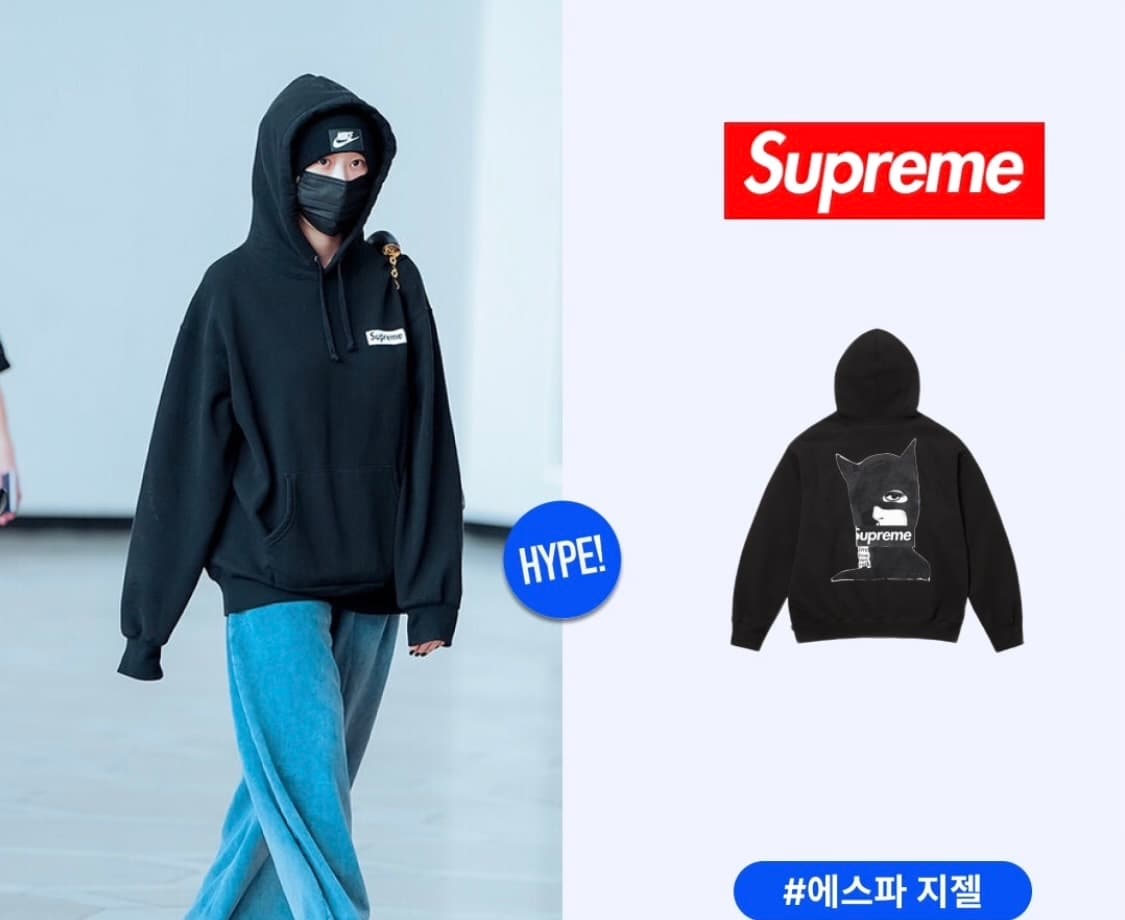 슈프림 [민트급.정품] 캣우먼 (시세 60만) 박스로고 후드티 L(105 상품이미지4