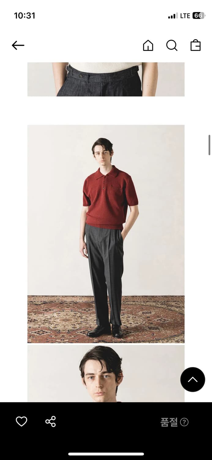 부기홀리데이 폴로 반팔 니트 상품이미지2