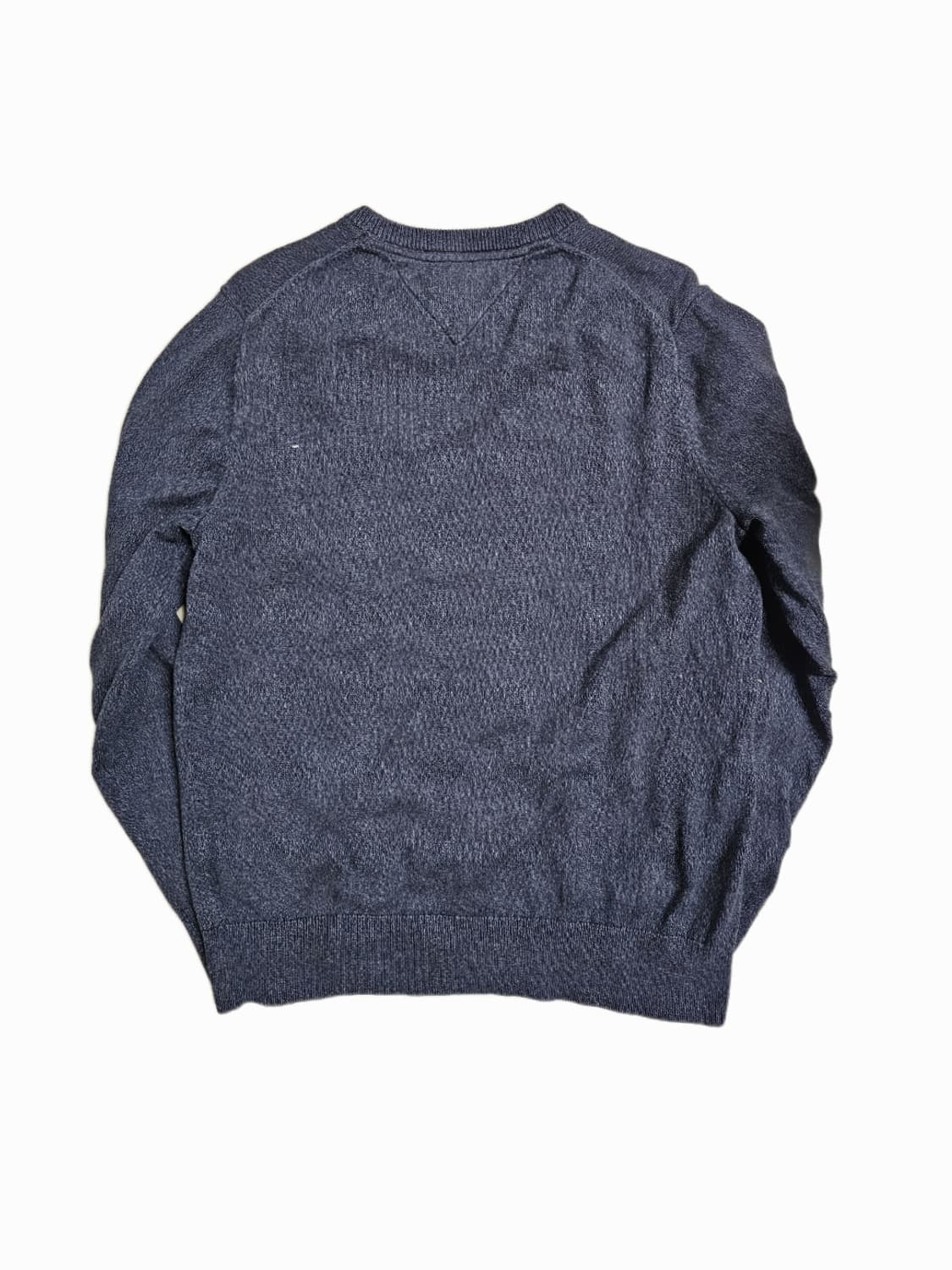 [M] 타미힐피거 멜란지 그레이 케이블 면 니트 스웨터 상품이미지2