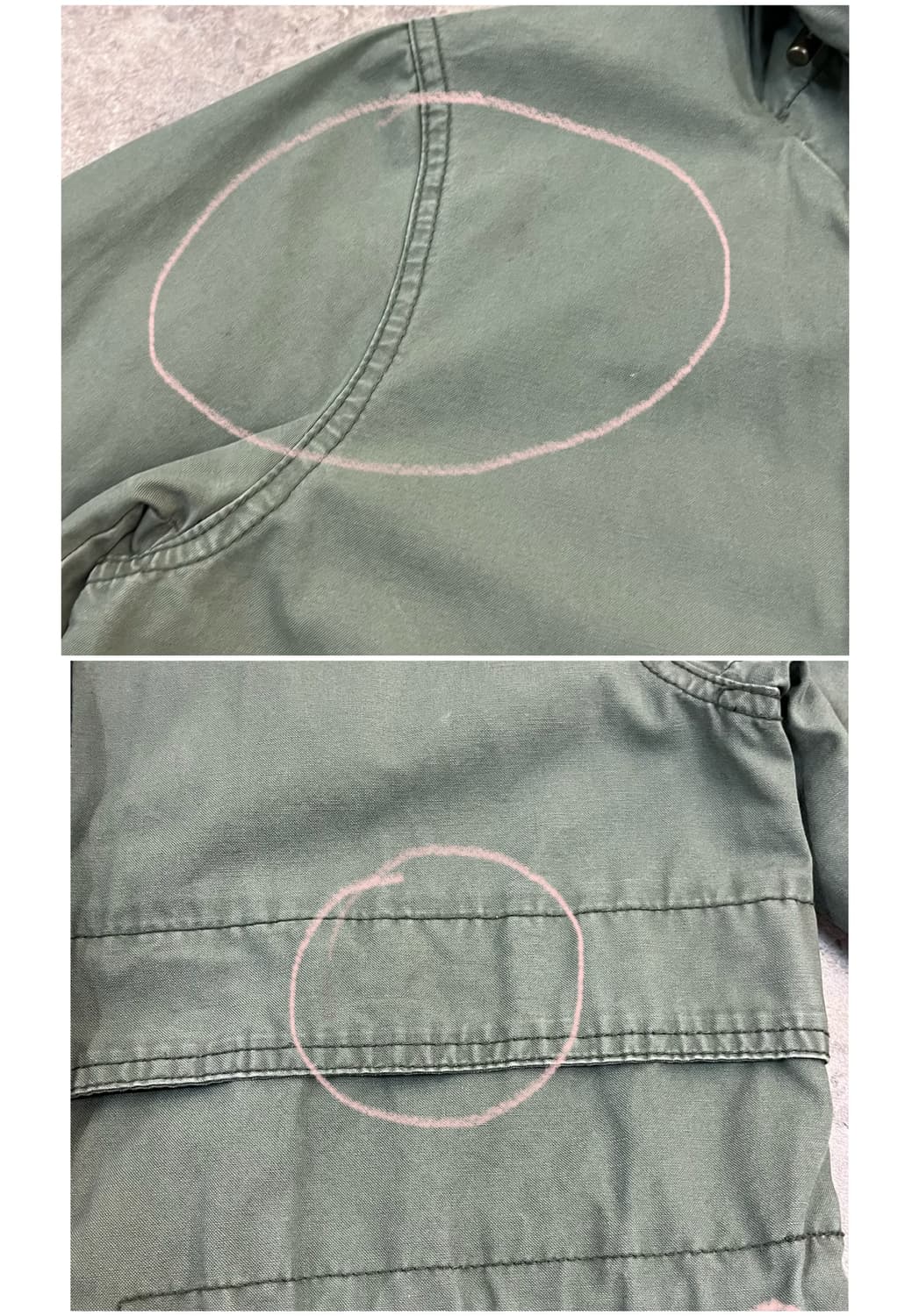 타미힐피거 후드 야상 자켓 카키 S #csz3915 상품이미지5