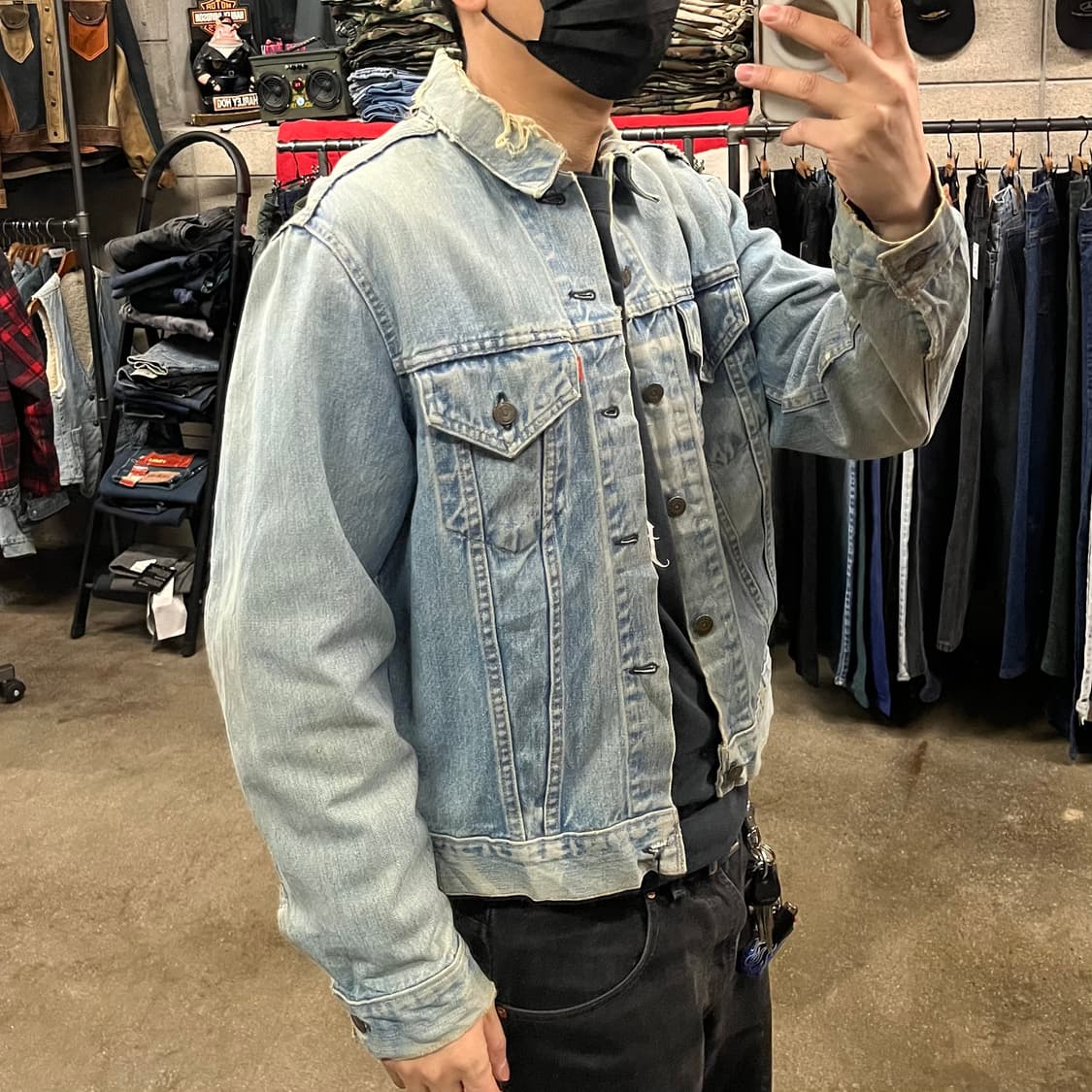 70s Levis 데님 트러커 자켓 (100-105) 상품이미지2