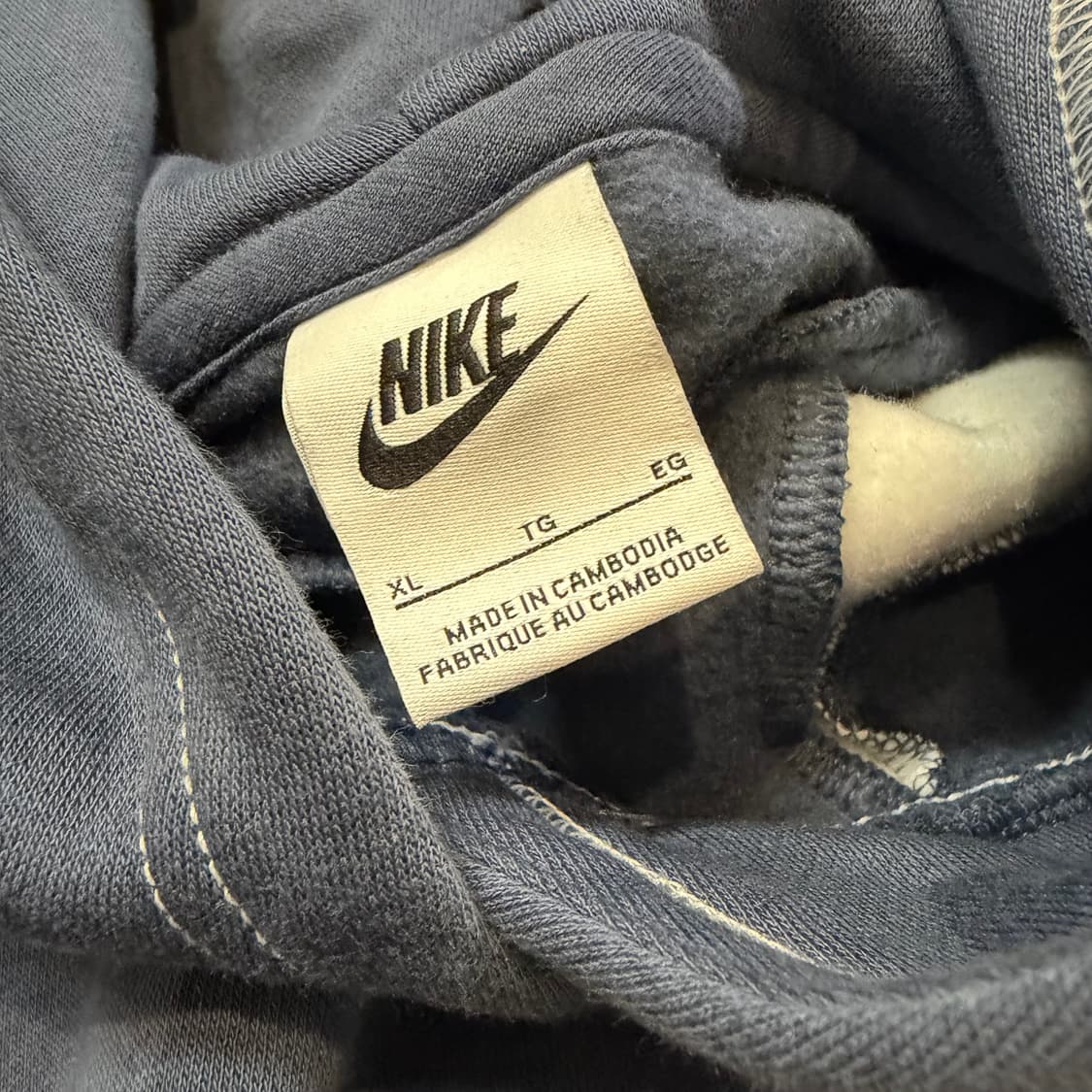 Nike W 더블 빅스우시 네이비 후드 상품이미지4