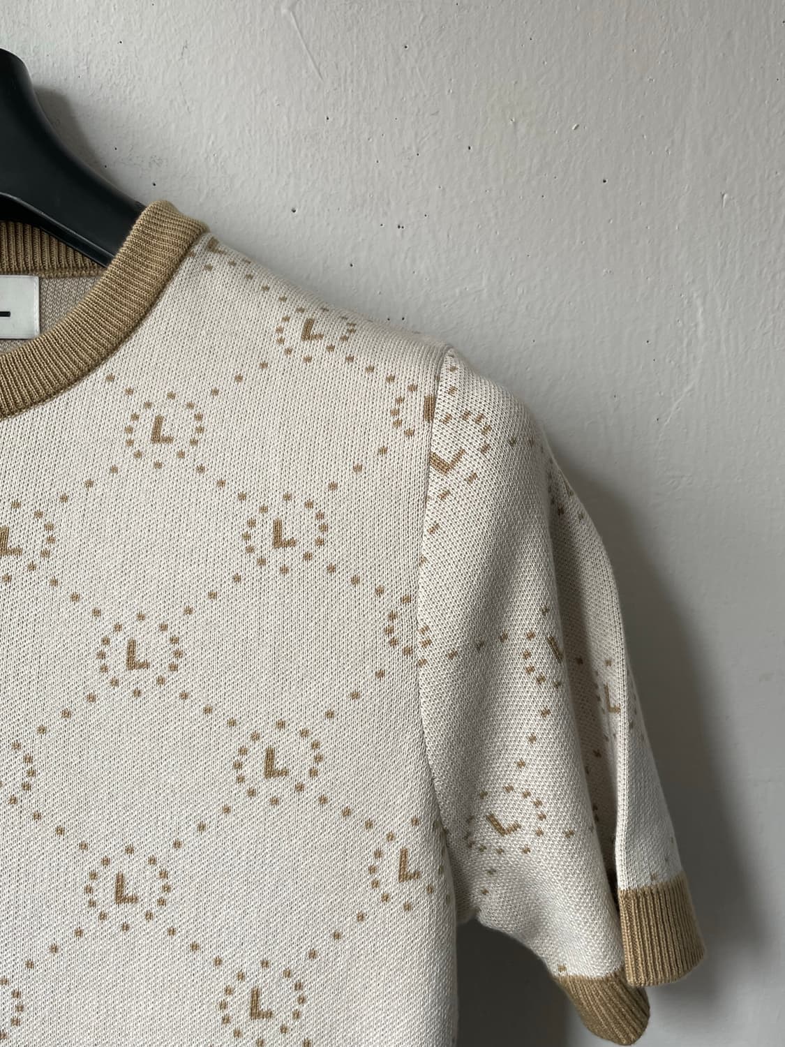 라벨아카이브 L-logo Jacquard knit 새상품 상품이미지4