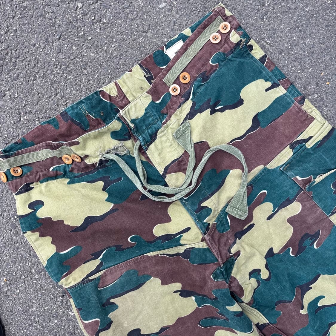 빈티지 벨기에군 지그카모 트리우저 상품이미지5