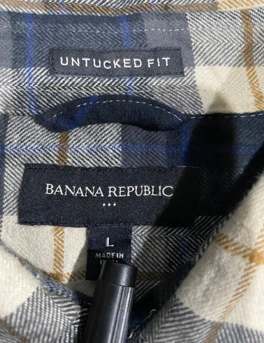 바나나리퍼블릭 플라넬 셔츠 남방 L 상품이미지4