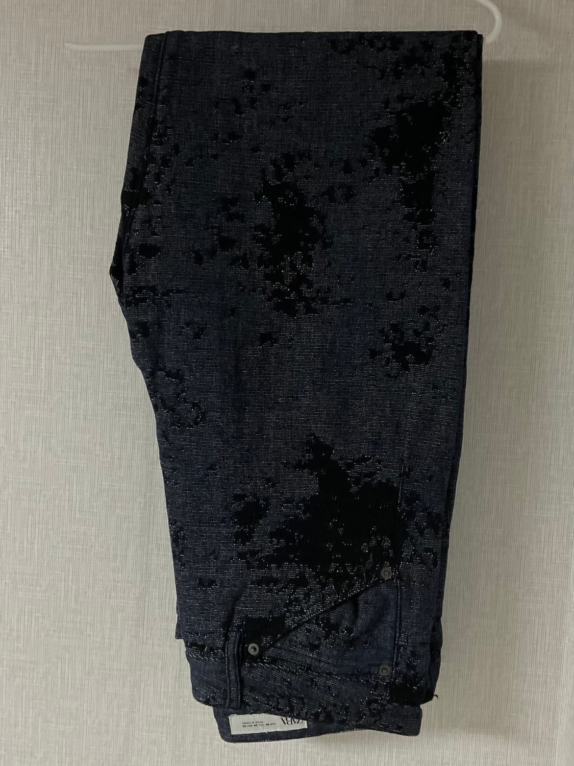 ZARA 자카드 패턴 데님 팬츠 상품이미지1