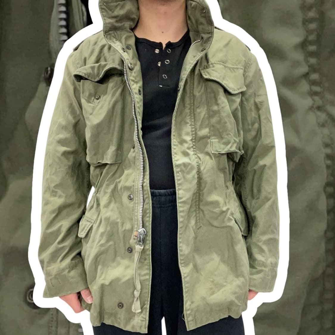 70s 알파인더스트리 M-65 필드자켓 야상자켓 L V5 상품이미지1