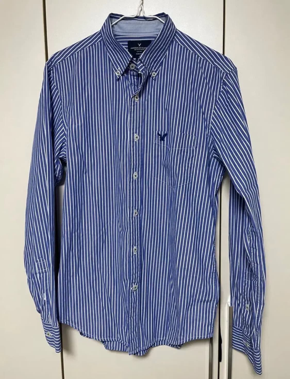아메리칸이글 남성 블루&화이트 셔츠 S 상품이미지1