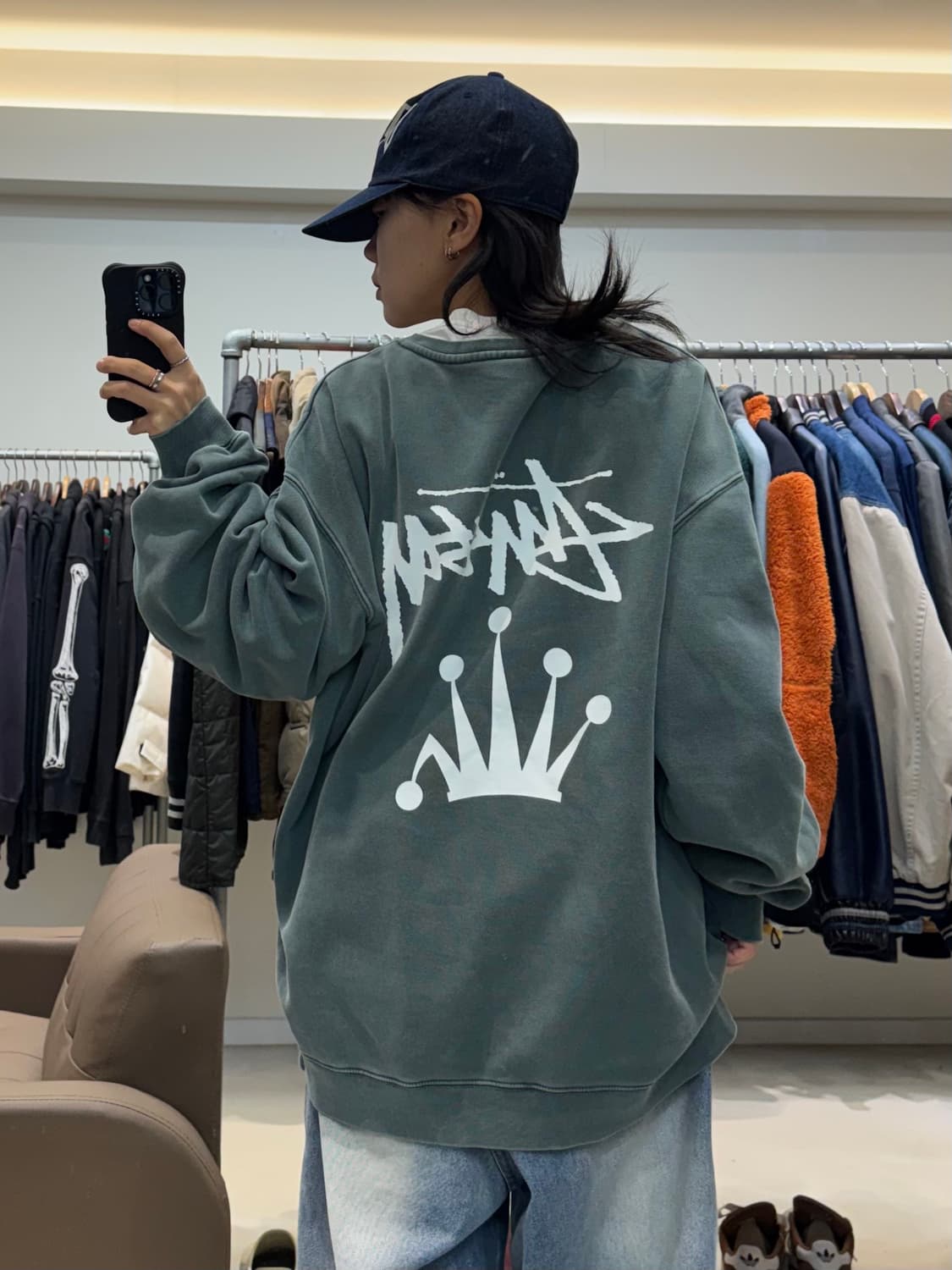 스투시 크라운 오스트레일리아 맨투맨 상품이미지5