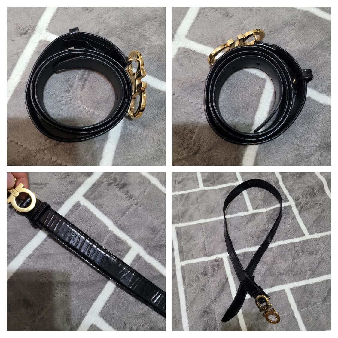 정품 페라가모 금장 여성 벨트 상품이미지5