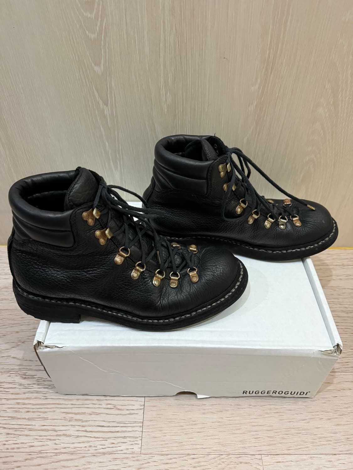 구이디 하이킹 부츠 42 바이슨 풀그레인 상품이미지3