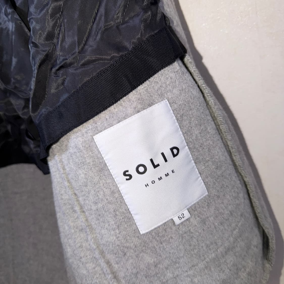 솔리드옴므 우영미 모&캐시미어 혼방 남성 자켓 52(남성 105정도) 상품이미지9