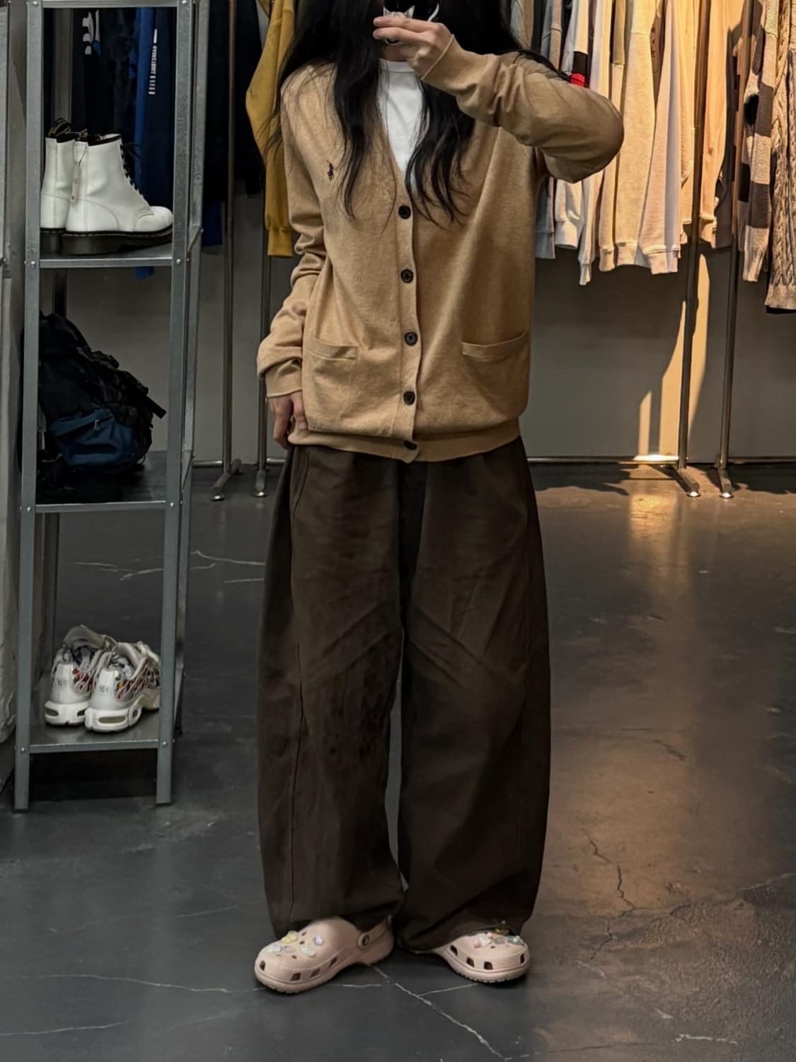 폴로랄프로렌 코튼 브이넥 가디건 A2378 상품이미지1