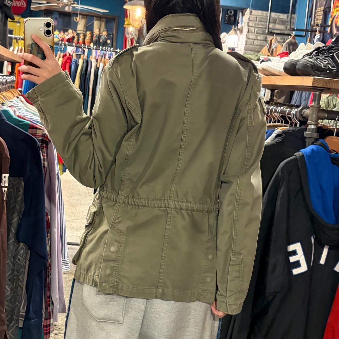 DIESEL 디젤 m65 포켓 필드 자켓 상품이미지5