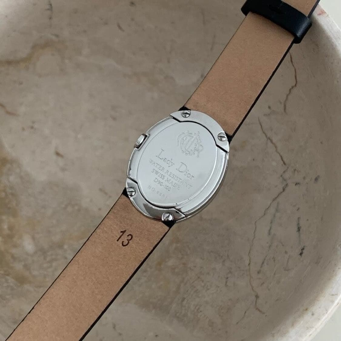 [정품] DIOR oval CD silver Watch 상품이미지8