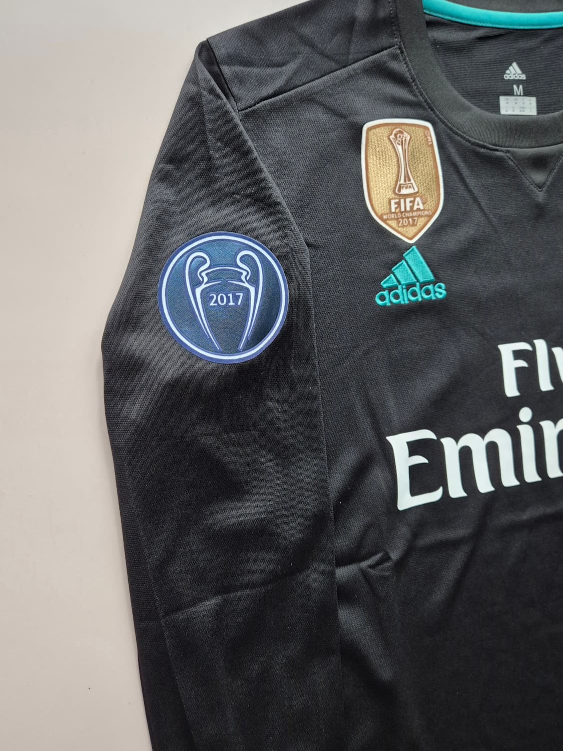 17-18 레알 어웨이 호날두 긴팔 유니폼 M 상품이미지5