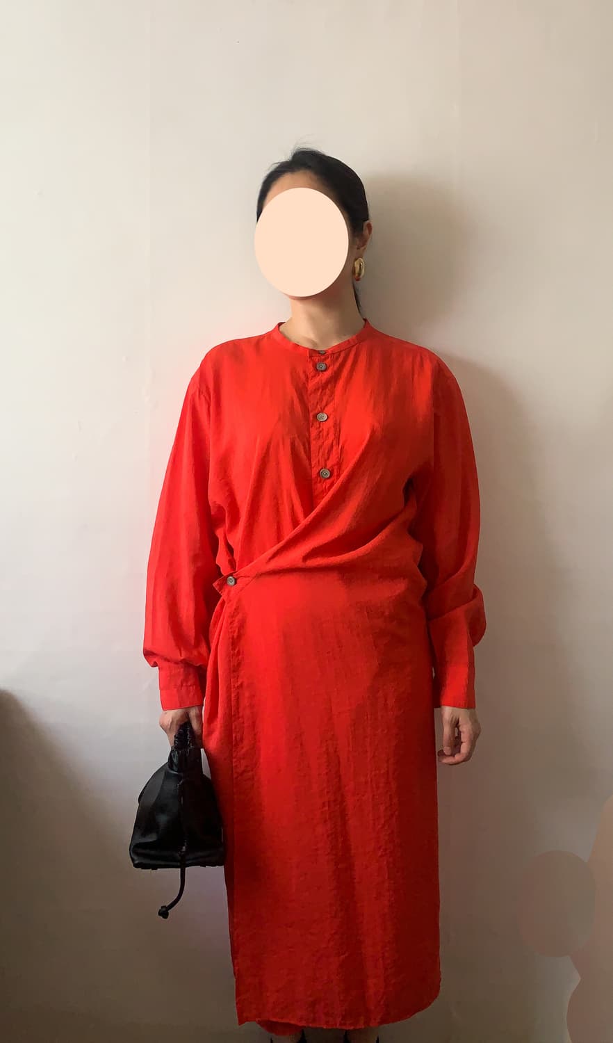 [FR36] 르메르 LEMAIRE 트위스티드 셔츠 드레스 상품이미지9