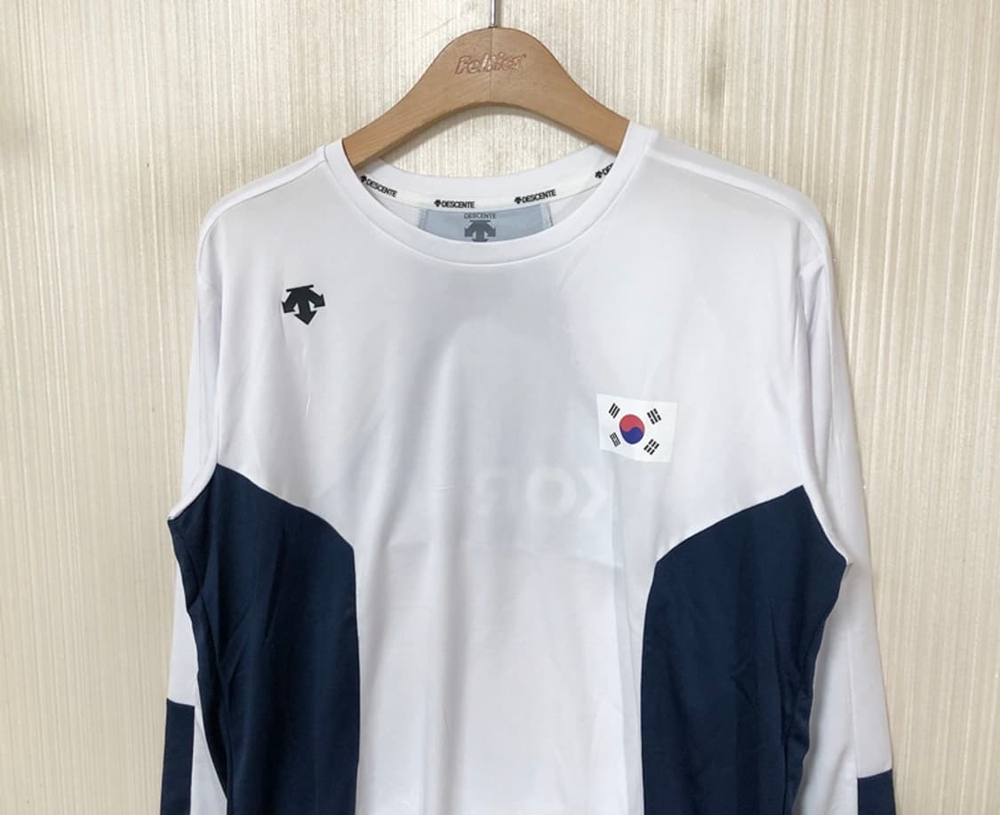 데상트국대 국대KOREA 국대트레이닝 긴팔티셔츠(흰) L(100) 상품이미지6