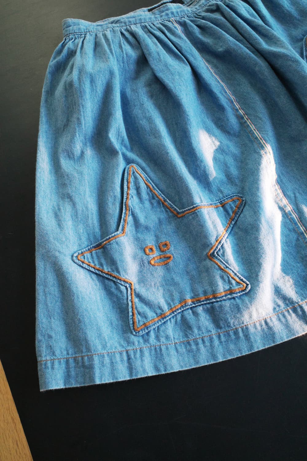 네넷 별 데님 스커트 상품이미지4