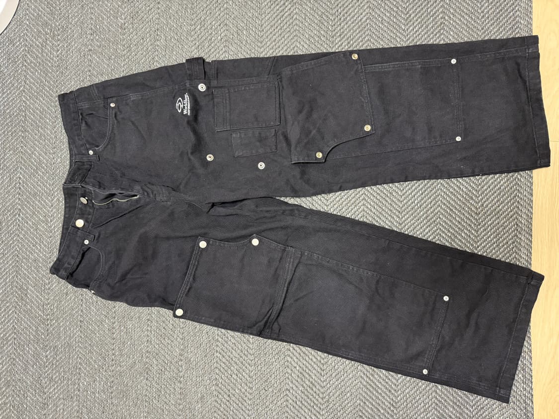 트래블 카펜터 데님 팬츠 블랙 M 상품이미지1