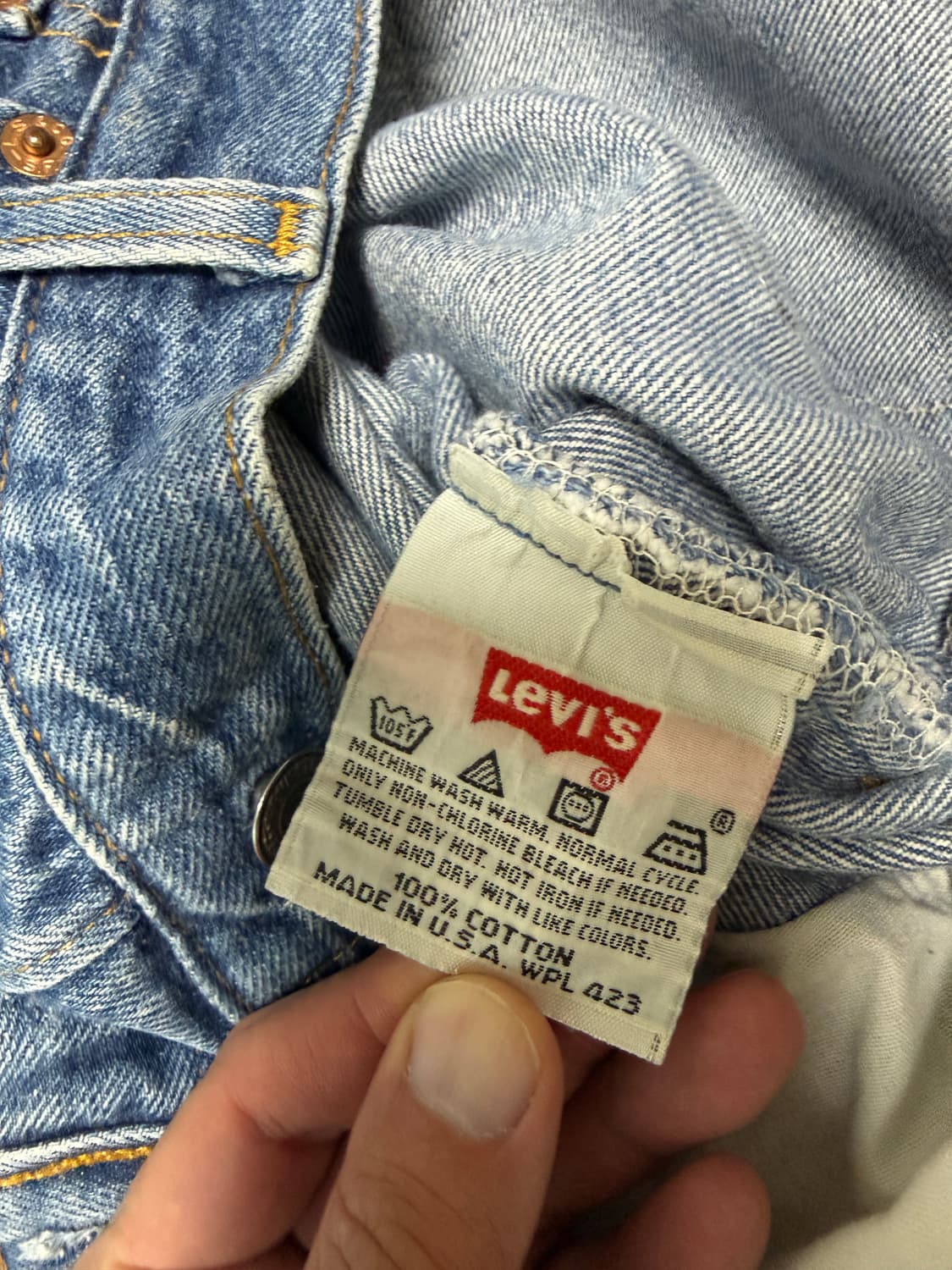 90‘s 리바이스 501 데님팬츠 상품이미지3