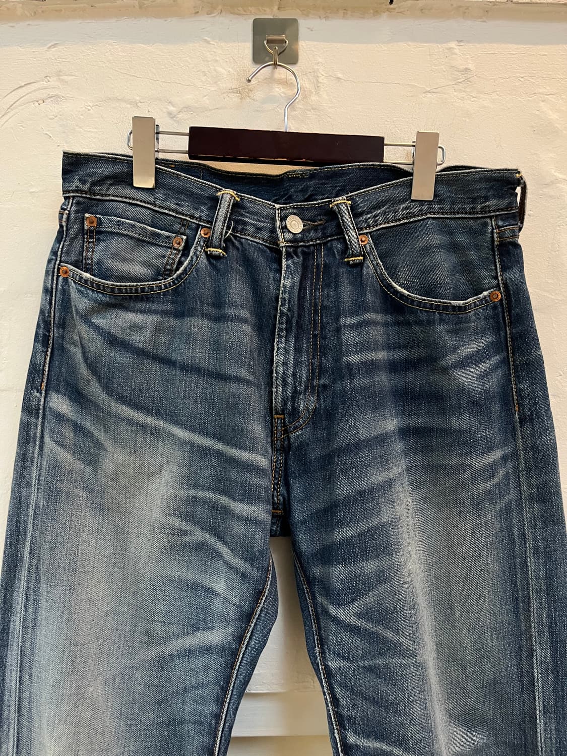 Levis 505 워싱 데님 팬츠 W32/L33 상품이미지2
