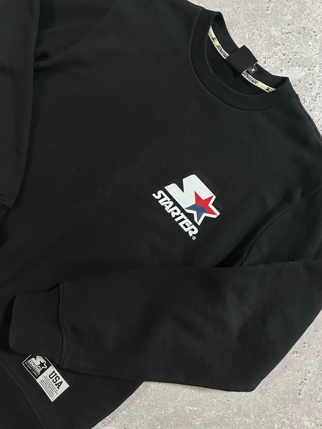 블랙 라벨 맨투맨 블랙 상품이미지1