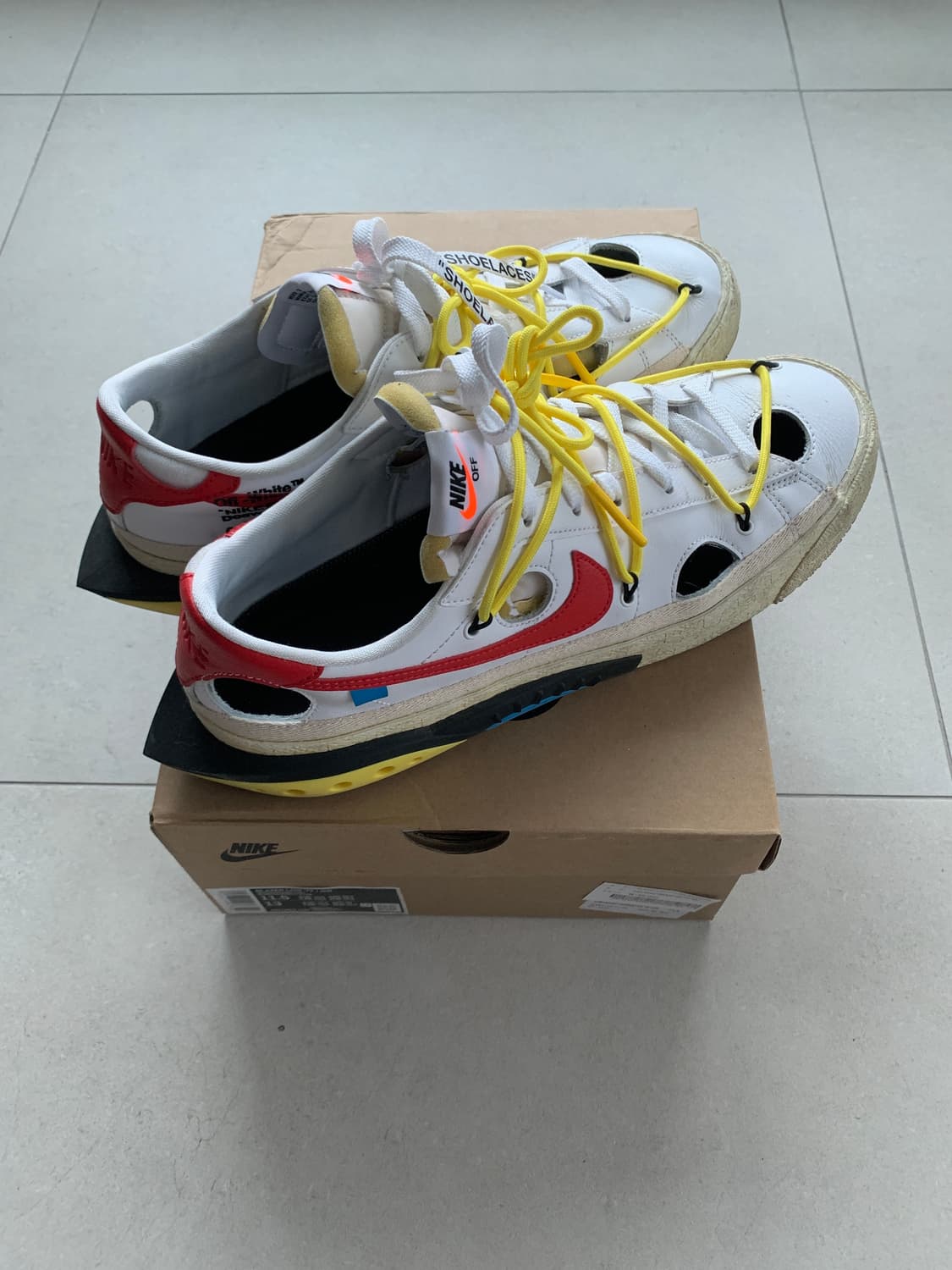 [295] 나이키 오프화이트 블레이져 로우 상품이미지4