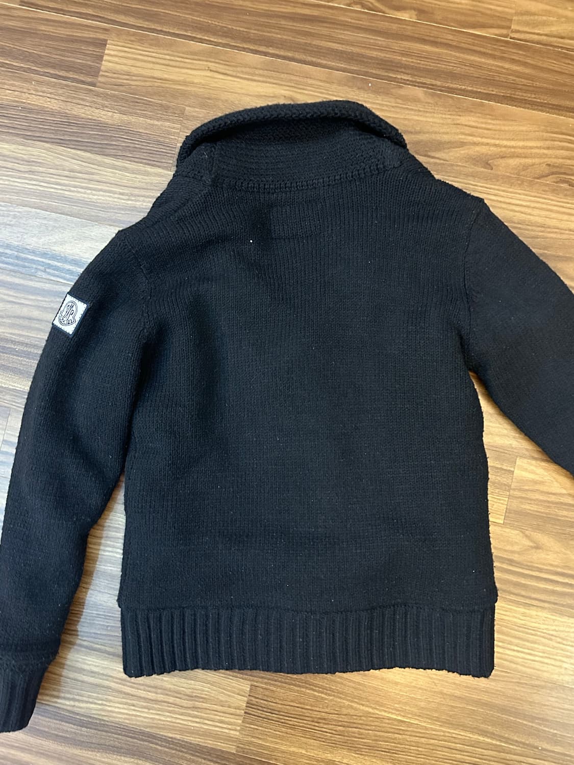 몽클레어 감므블루 숄카라 가디건 블랙 L 상품이미지8