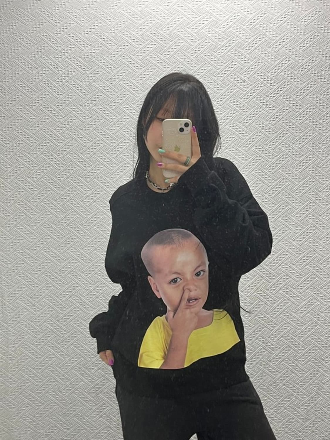 아크메드라비 스트릿 키치 빅프린팅 맨투맨 2 C06787 상품이미지1