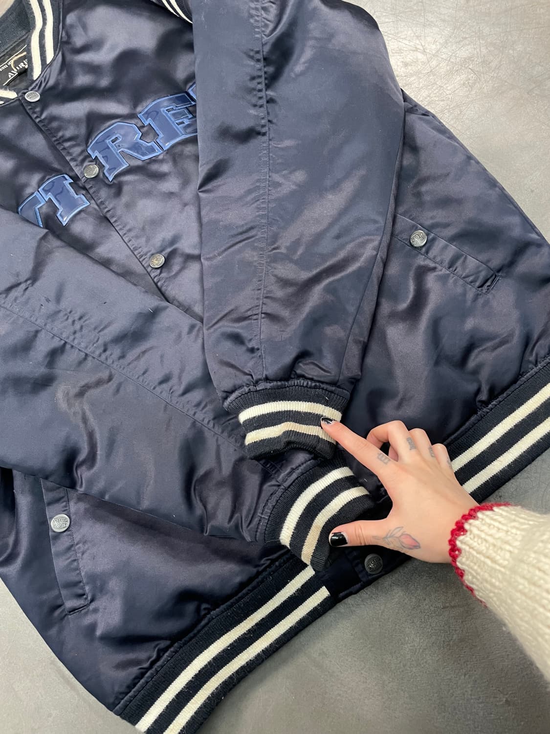 아비렉스 스펠아웃 나일론 바시티 자켓 상품이미지4