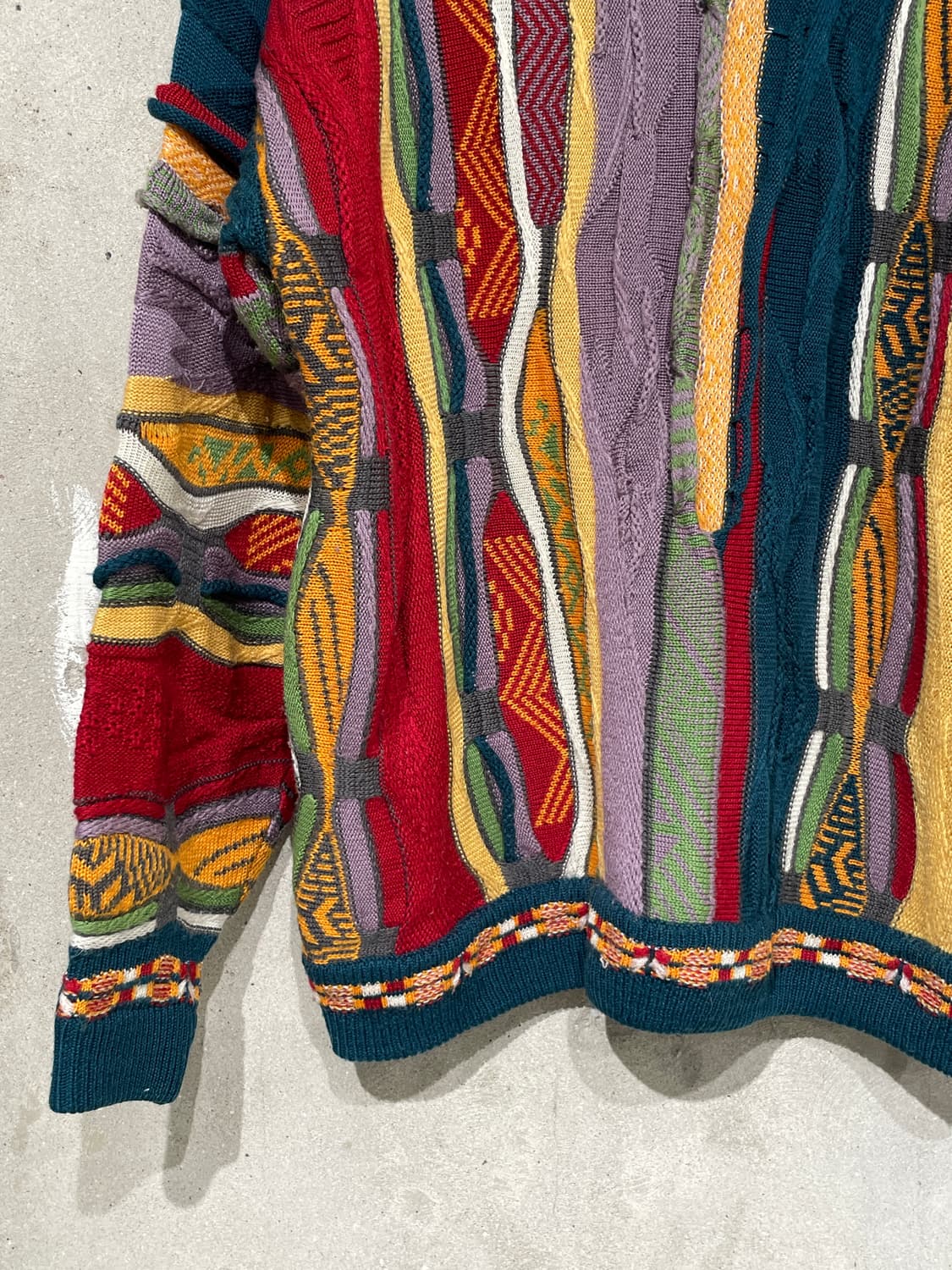 쿠지 오스트레일리아 믹스 크루넥 케이블 스웨터 상품이미지4