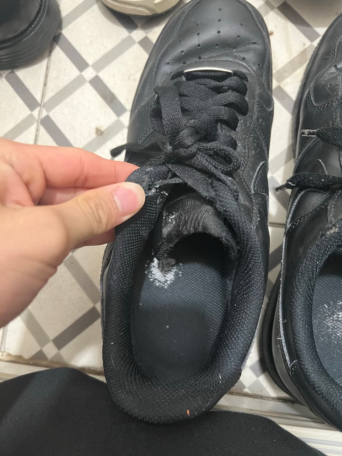 나이키 에어포스 블랙 265mm 상품이미지8